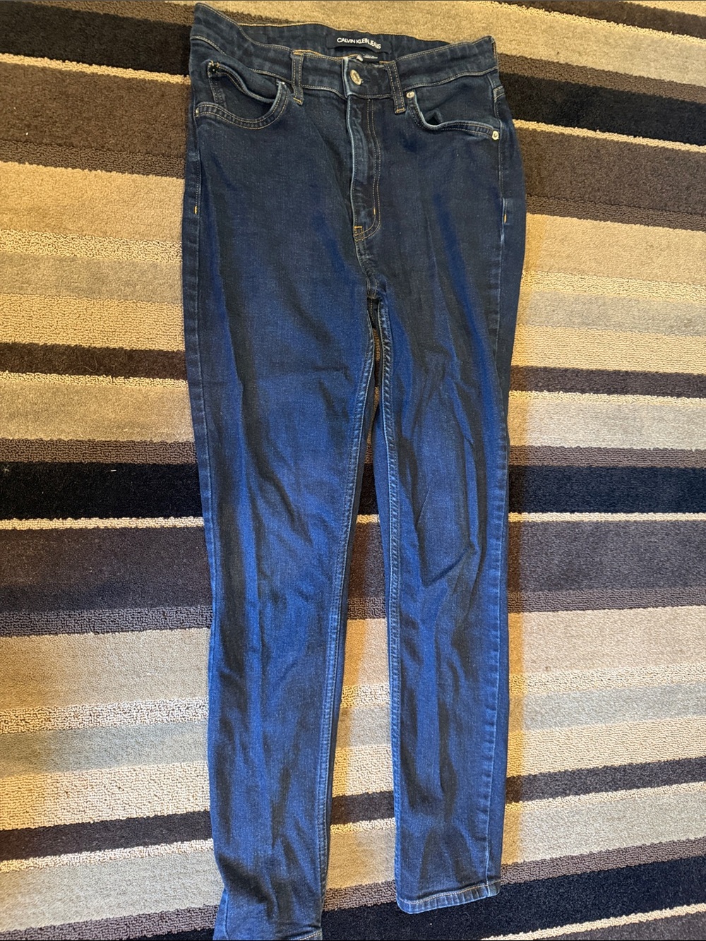 Calvin Klein Dark Blue Skinny Jeans